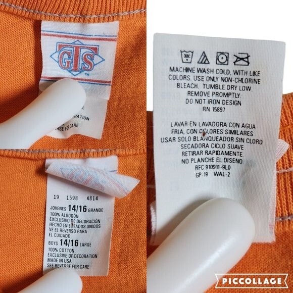 GTS Tennessee Volunteers orange white top sz L - Picture 12 of 12